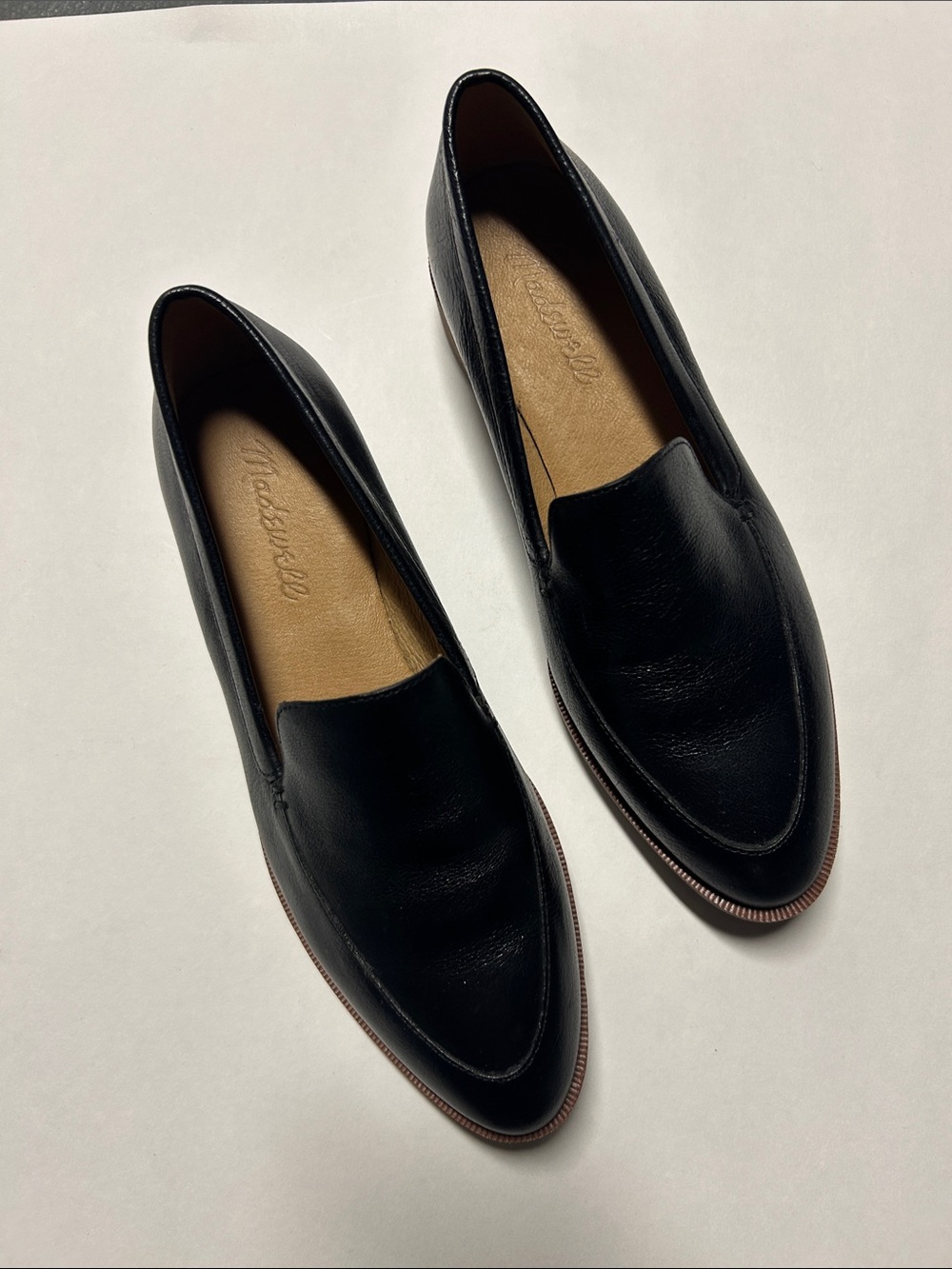 Madewell Black Leather Men’s Slip-On Loafers